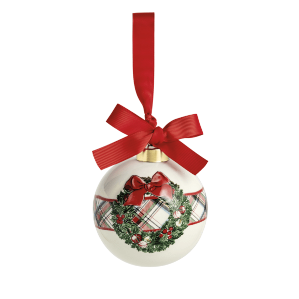 Tartan Bow Wreath Hanger