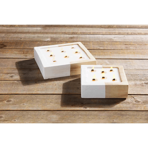 Small Square Wood Candle - Thumbnail 2