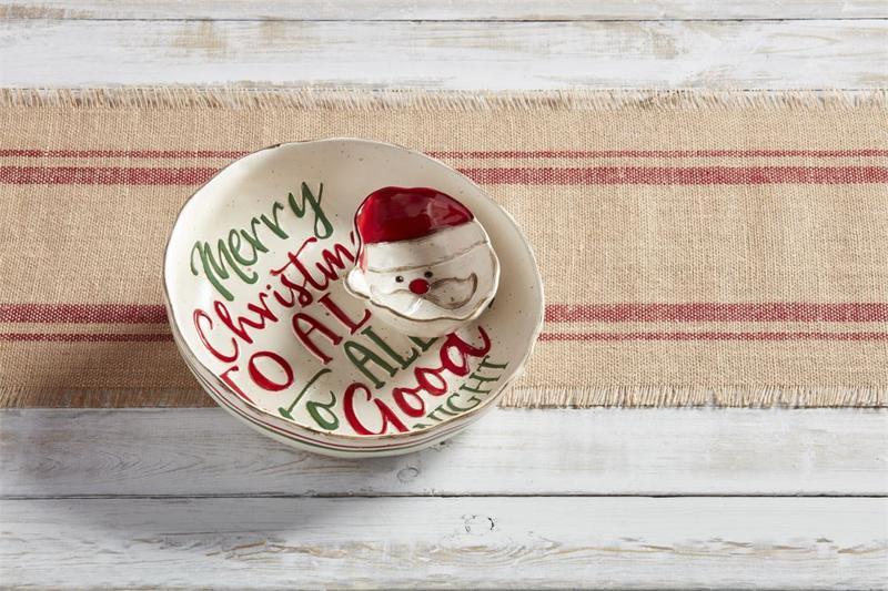 Farmhouse Christmas Chip and Dip Set Mud Pie