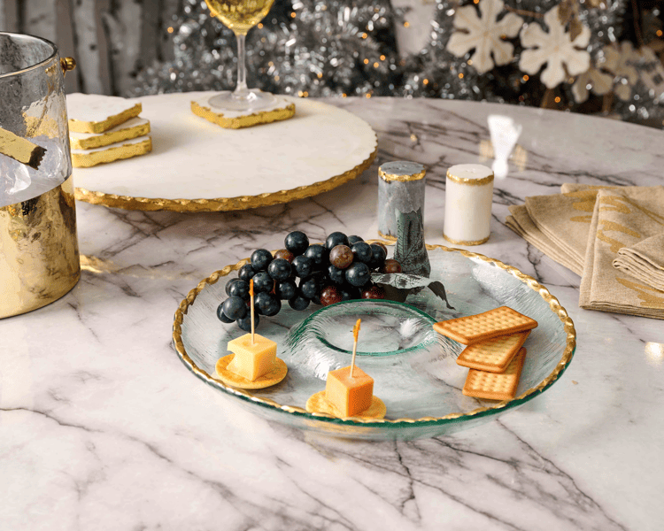 Gold Edge Chip and Dip | Mud Pie