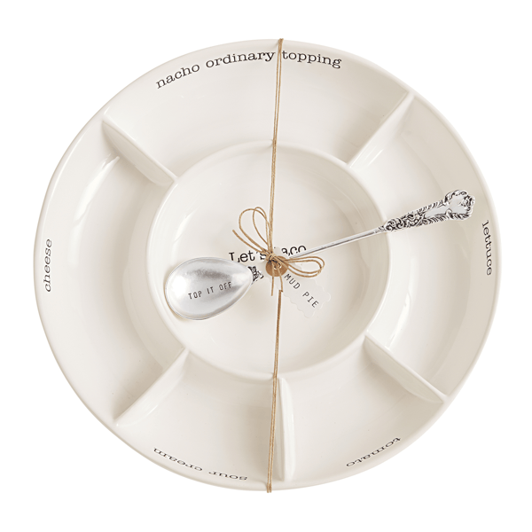Mud Pie Taco Bar Serving Set - Thumbnail 5