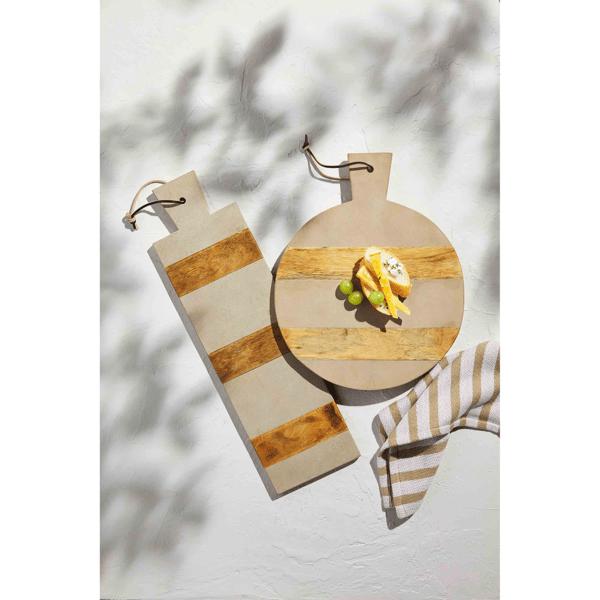 Rectangle Striped Sandstone Board - Thumbnail 2