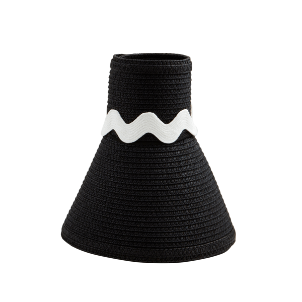 Black Ric Rac Packable Visor