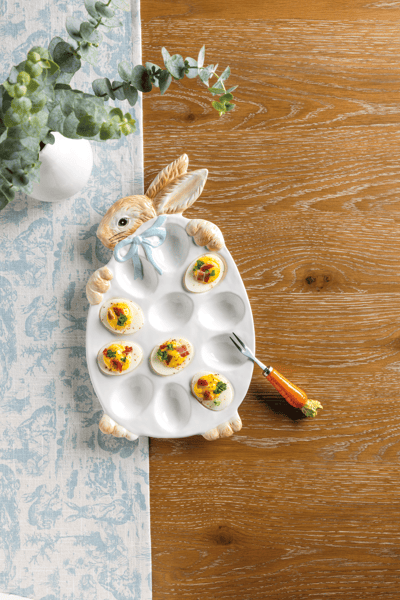 Mud Pie Bunny Deviled Egg Platter - Thumbnail 2