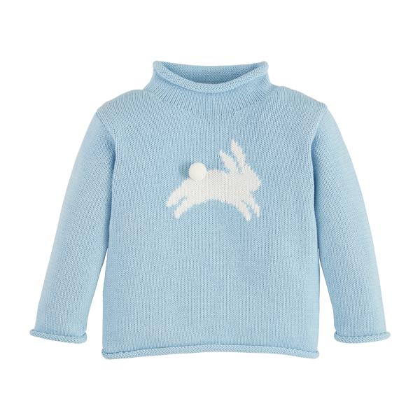 Blue Bunny Rollneck Sweater