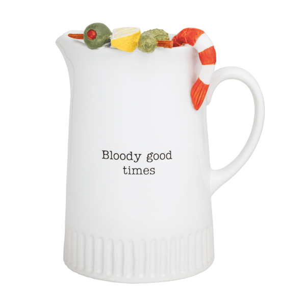 Bloody Mary Pitcher | Gorgeous Ceramic Serving | Mud Pie