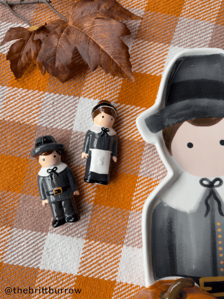 Pilgrim Salt and Pepper Shaker Set | Festive Holiday Table | Mud Pie
