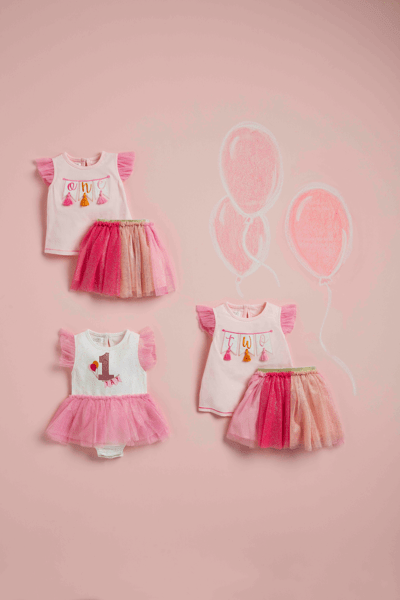 1st Birthday Tutu Bodysuit | Mud Pie