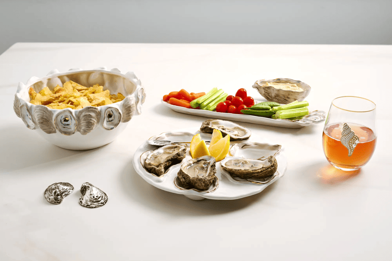 Mud Pie Oyster Tray And Dip - Thumbnail 5