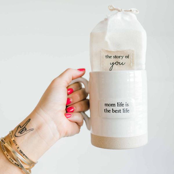 Mom Life Coffee Mug and Journal Set Mud Pie