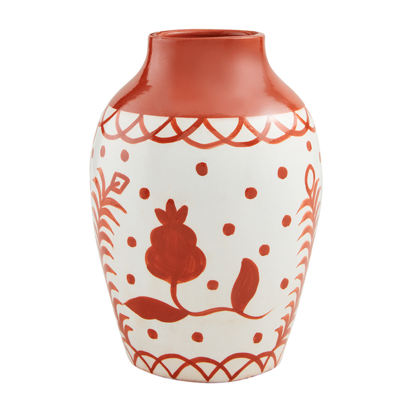 Medium Hand Painted Vase