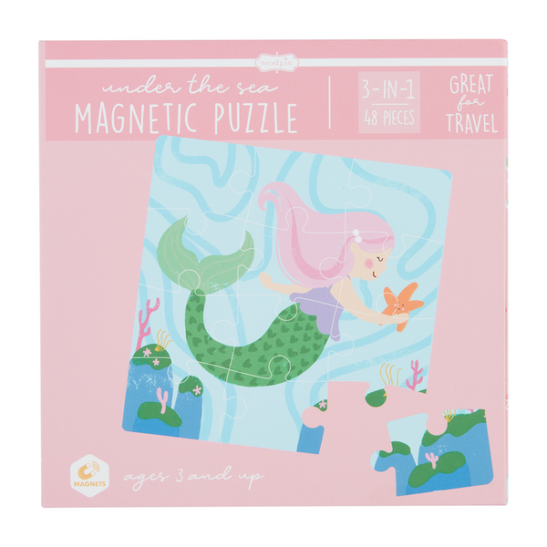 Pink Ocean Magnetic Puzzle