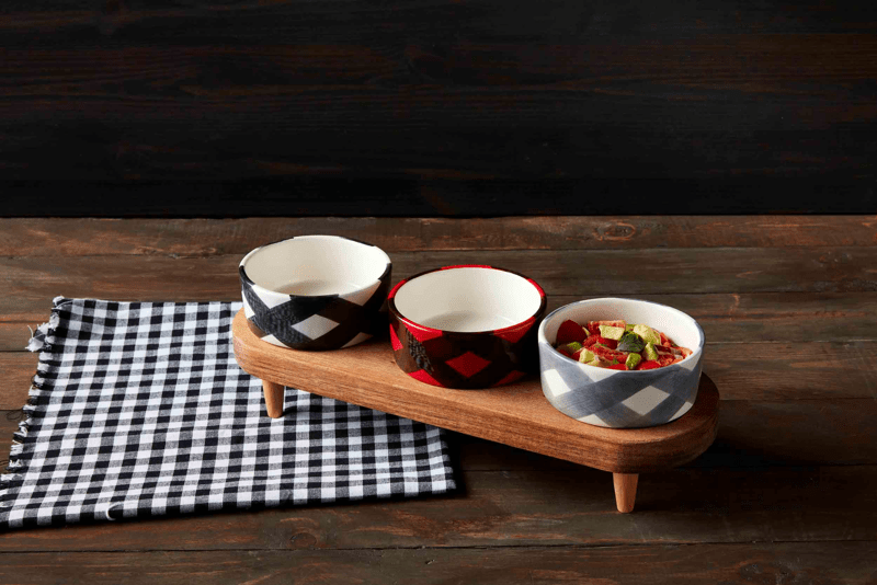 Triple Dip Bowl Pedestal Set - Thumbnail 2