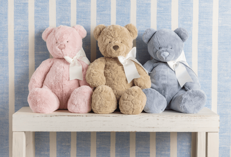 Large Pink Monogram Me Bear Plush Pal | Personalized Gift Plush