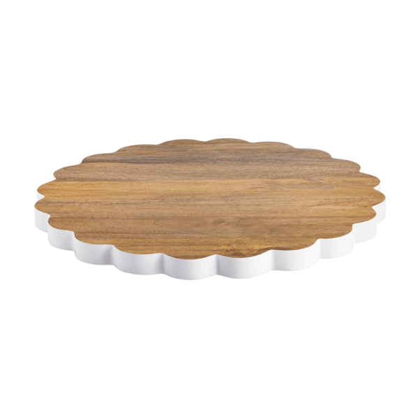 Mud Pie Scalloped Lazy Susan - Thumbnail 2