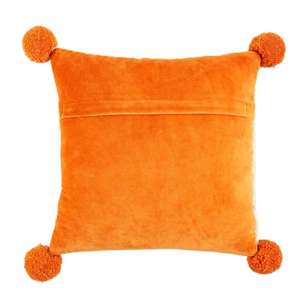 Give Thanks Hooked Wool Pillow Mud Pie
