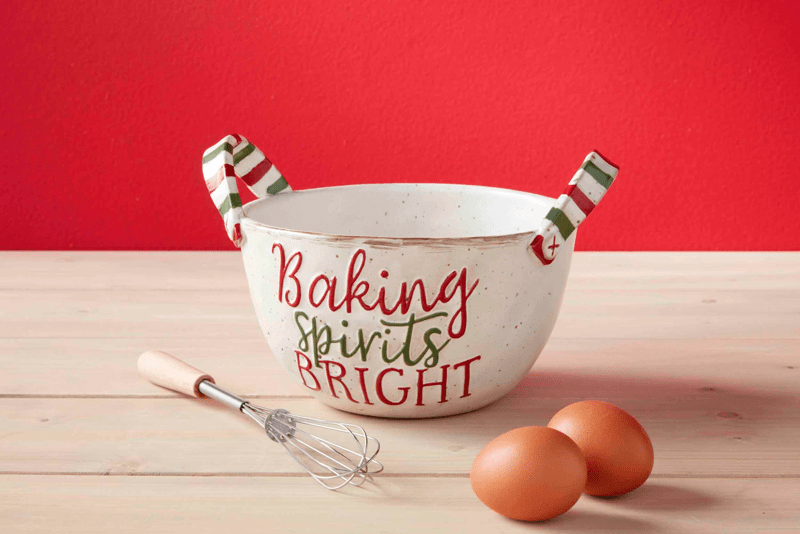 Farmhouse Christmas Mixing Bowl Set Mud Pie