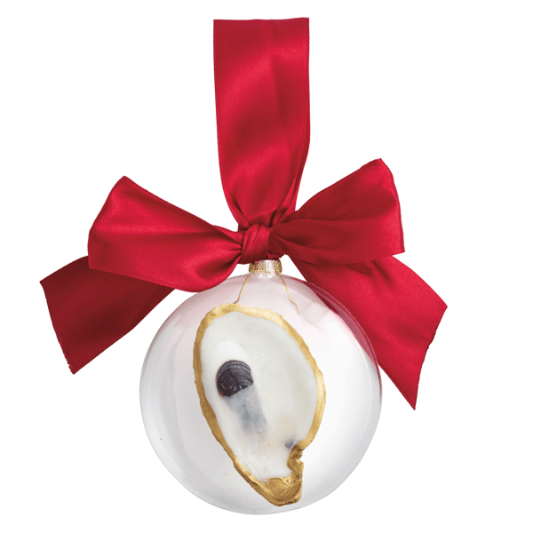 Mud Pie Oyster Shell Ornament