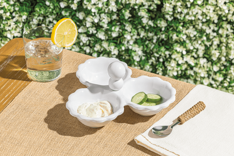 Mud Pie Set Ciotole In Gres Con Spalmatore, Mangiare Locale, 2 Pezzi, Ideale Per Antipasti E Salse - 4