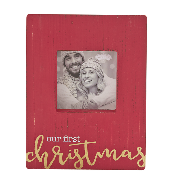 My First Christmas Red Photo Album by MudPie