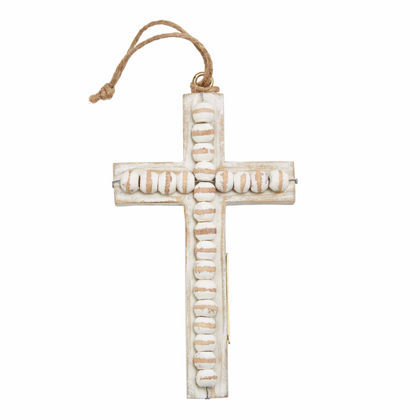 Beaded Cross Ornament