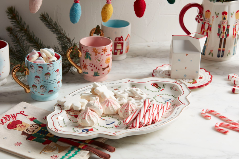 Mud pie christmas platter sale