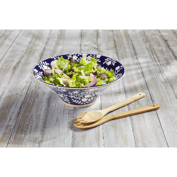 Indigo Serving Bowl Set | Mud Pie