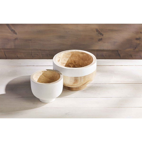 Mud Pie - Two-Tone Wood Bowl – Kitchen Store & More