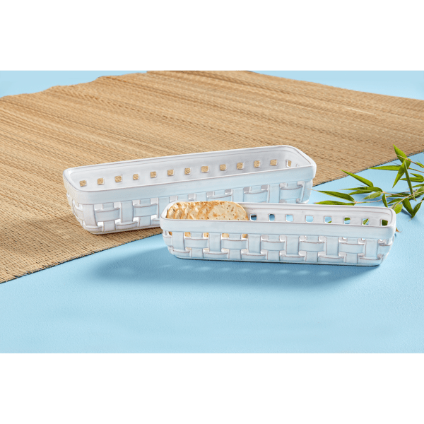 Nested Woven Cracker Dishes - Thumbnail 2