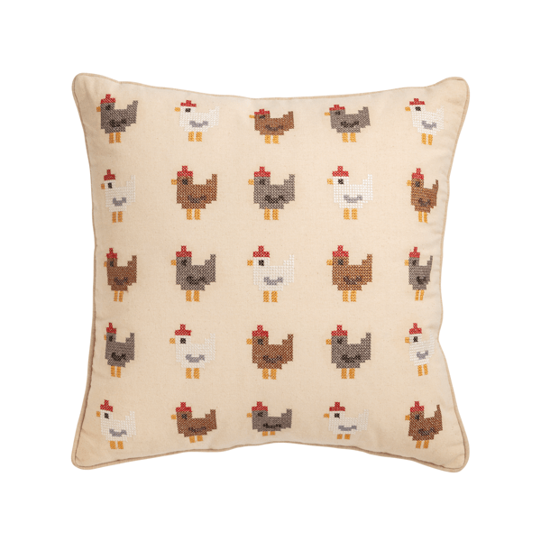 Needlepoint Rooster Pillow