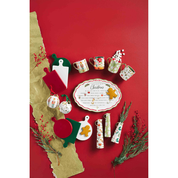 Rectangle Christmas Board Set Mud Pie