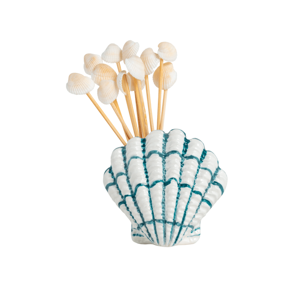 Shell Toothpick Holder | Dining Accessory | Mud Pie