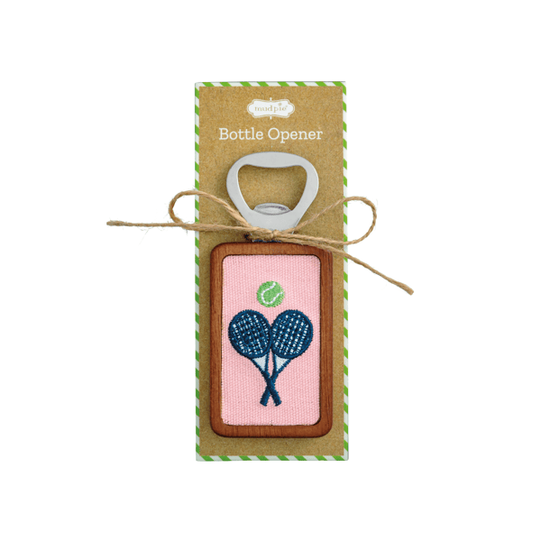 Tennis Racket Bottle Opener | Perfect for Sports Enthusiasts | Mud Pie