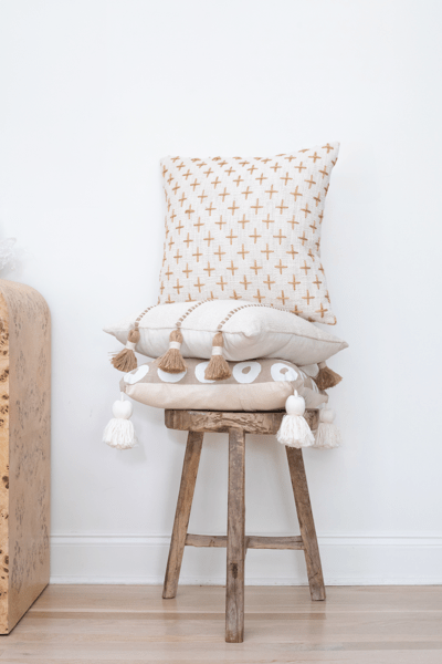 Square Embroidered Pillow - Thumbnail 4