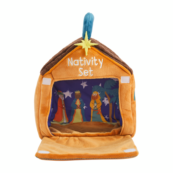 Plush nativity set online