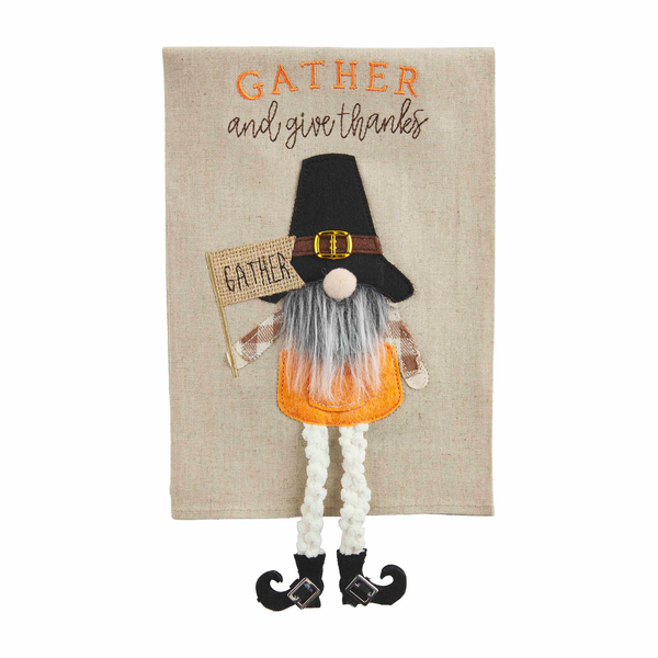 Gather Gnome Thanksgiving Towel