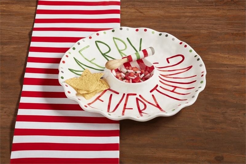 Mud Pie Merry Everything Chip and Dip - Thumbnail 2
