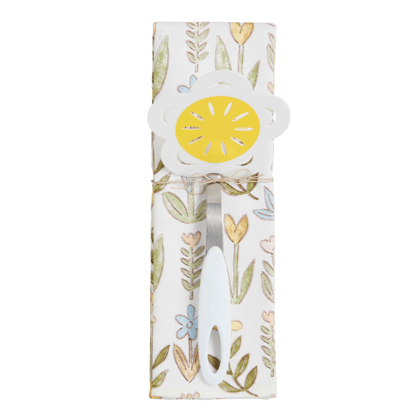 Flower Towel And Utensil Set - Thumbnail 2