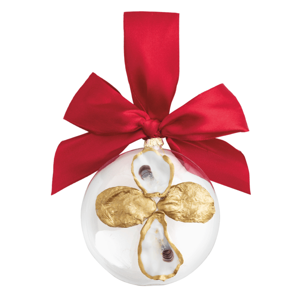 Mud Pie Oyster Cross Ornament