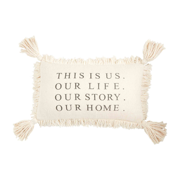 This Is Us Fringe Throw Pillow