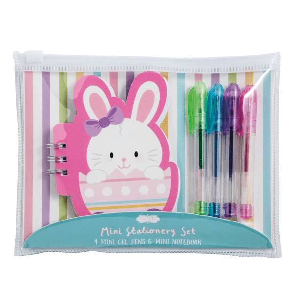 Mud Pie Pink Easter Stationery Set | Paper