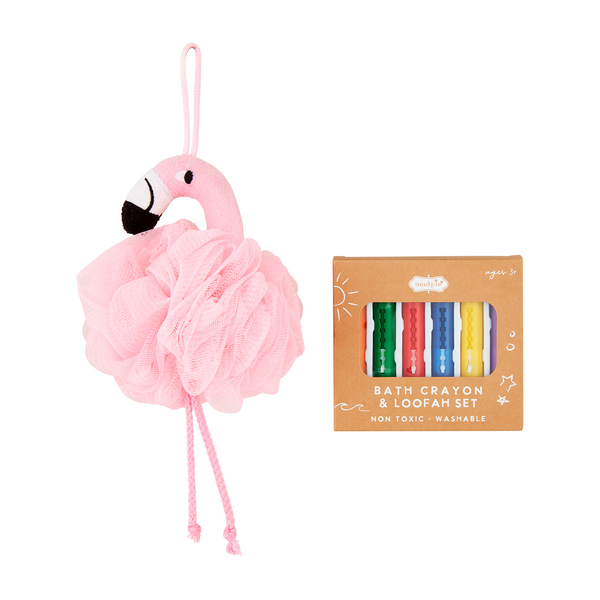 Flamingo Bath Crayons Set