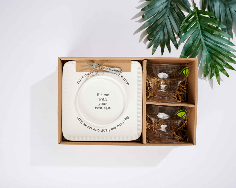 Margarita Gift Set — White Confetti Box