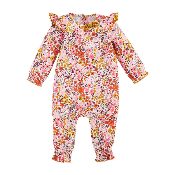 Fall Floral Baby Bodysuit | Mud Pie