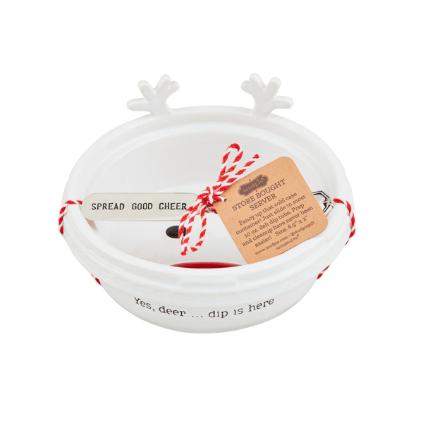 Reindeer Store Bought Dish Set