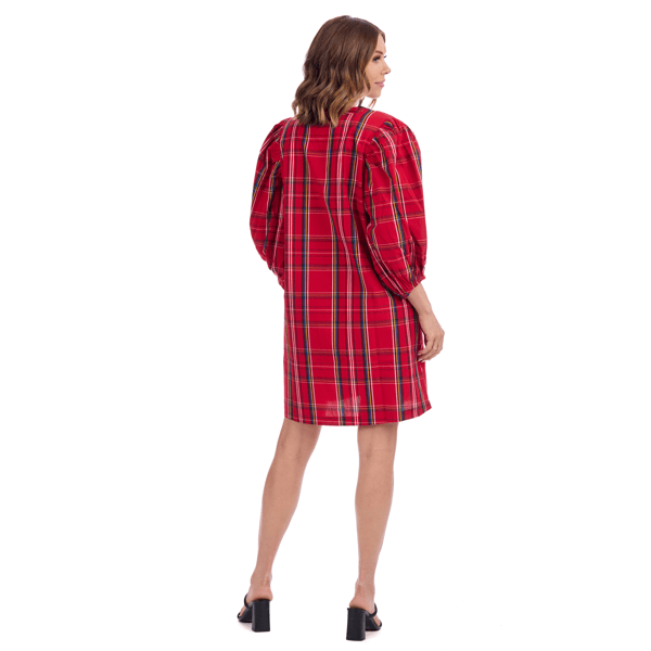 mud pie red dress Mud Pie Merritt Flounce Dress in Red