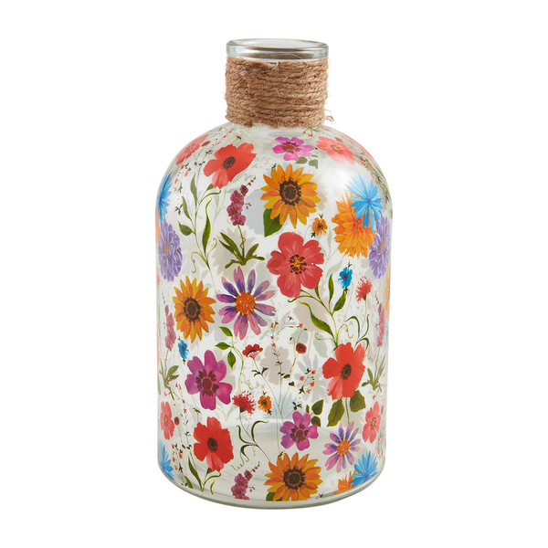 Flower Spring Glass Vase