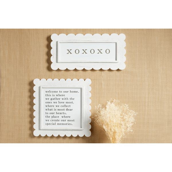 Scallop Square Wall Plaque - Thumbnail 3