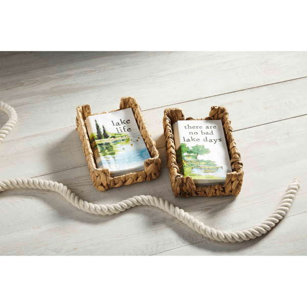 Lake Life Guest Towel and Basket Set - Thumbnail 4