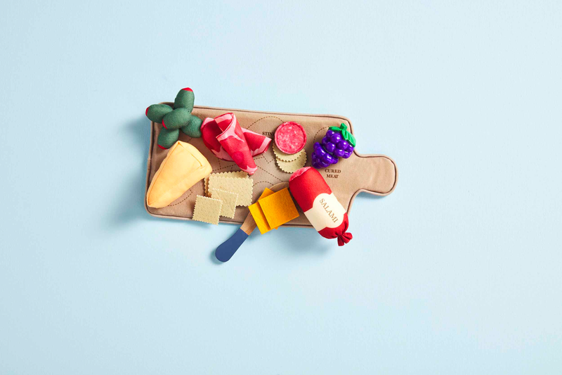 Jouet Dinette Marchande en bois Panier osier Charcuterie - Jouets bébé 3 ans  - Tender Leaf Toys
